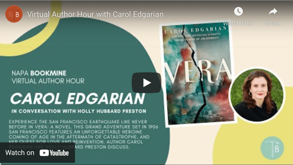 Virtual Author Hour with Carol Edgarian